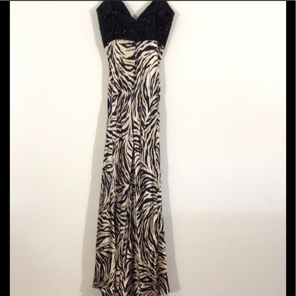 Jovani animal print dress